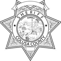 colusa county blank,outline vector,svg badge, dxf, cnc router file, laser engraving, cricut, ezcad, digital cutting file