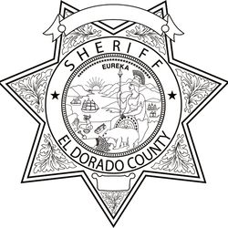 el dorado county blank,outline vector,svg badge, dxf, cnc router file, laser engraving, cricut, ezcad, digital cutting f