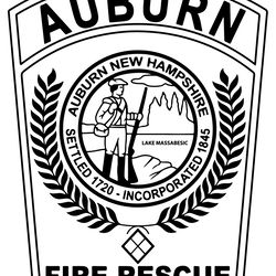 auburn nh fire blank, outlin vector,svg badge, dxf, cnc router file, laser engraving, cricut, ezcad, digital cutting fil