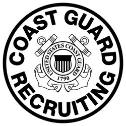 coast guard recruiting badge blank,outline vector,svg badge, dxf, cnc router file, laser engraving, cricut, ezcad