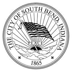 south bend indiana seal vector file blank,outline vector,svg badge, dxf, cnc router file, laser engraving, cricut, ezcad