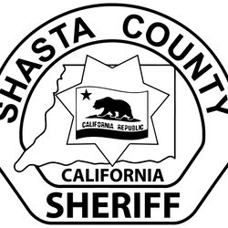 shasta county california sheriffs' department patch vector file blank,outline vector,svg badge, dxf, cnc router file