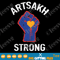 Artsakh Strong SVG Armenia Strong Peace for Armenia Artsakh is Armenia Proud Armenian Flag Fist shirt Decal.png