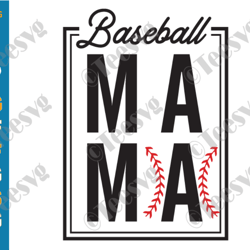 Baseball Mama SVG Sports mom SVG Shirt Gift PNG Cricut Cut File