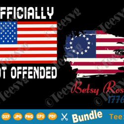 Betsy Ross 1776 SVG Betsy Ross Flag SVG 13 Stars Vintage US American Flag Shirt Decal PNG