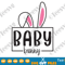 Bunny Baby SVG Cute Easter Bunny Cut File Rabbit Ears.png