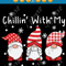 Chillin With My Gnomies SVG Christmas Gnomes Chilling Gnome Xmas DIY Pajamas Sign Gift Clipart Files ...png