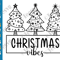 Christmas Vibes SVG PNG Christmas Tree SVG Files Shirt Sweater Sweatshirt Mug Gift Sublimation Design Cricut Cut File.png