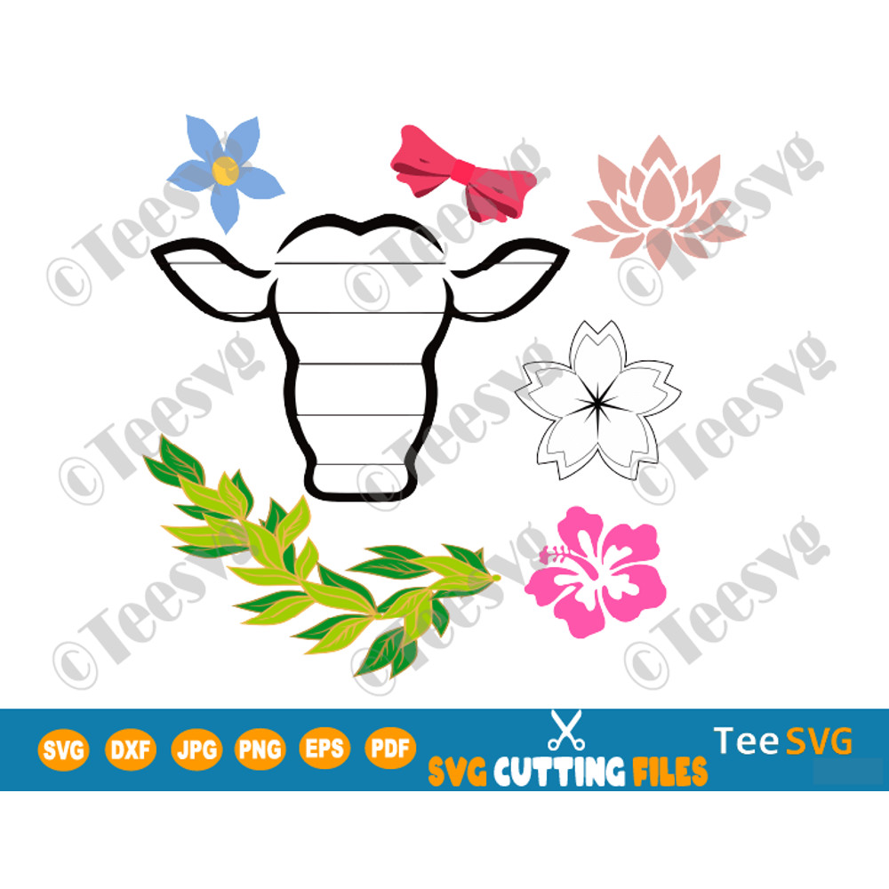 Cow Shiplap with Flowers Laser Ready SVG Animal Farm Ship lap PNG.png