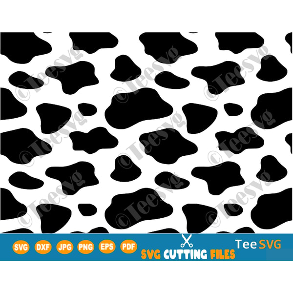 Vector File Cow Pattern Cow Spots SVG File Cow Print Pattern PNG Vector Cow Spot Cli - Inspire ...