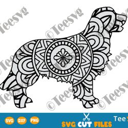 golden retriever mandala svg, golden retriever svg file for cricut, dog mandala svg, puppy, dog breeds svg files