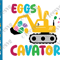 EggsCavator SVG PNG Happy Easter Boy SVG Eggs Cavator SVG Funny Excavator Hunting Egg Kids Shirt Monster Truck.png