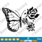 Floral Butterfly SVG Butterfly Flowers PNG Cut Files For Cricut Butterflies Wings Insect Bugs Vector Images gift.png