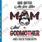 Godmother SVG God Gifted Me Two Titles Mom and Godmother SVG PNG Best Fairy Godmother Mothers Day.png
