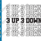 3 Up 3 Down SVG PNG Baseball Softball Cut File Stacked Sport 3Up 3Down Baseball Mom Cricut.png