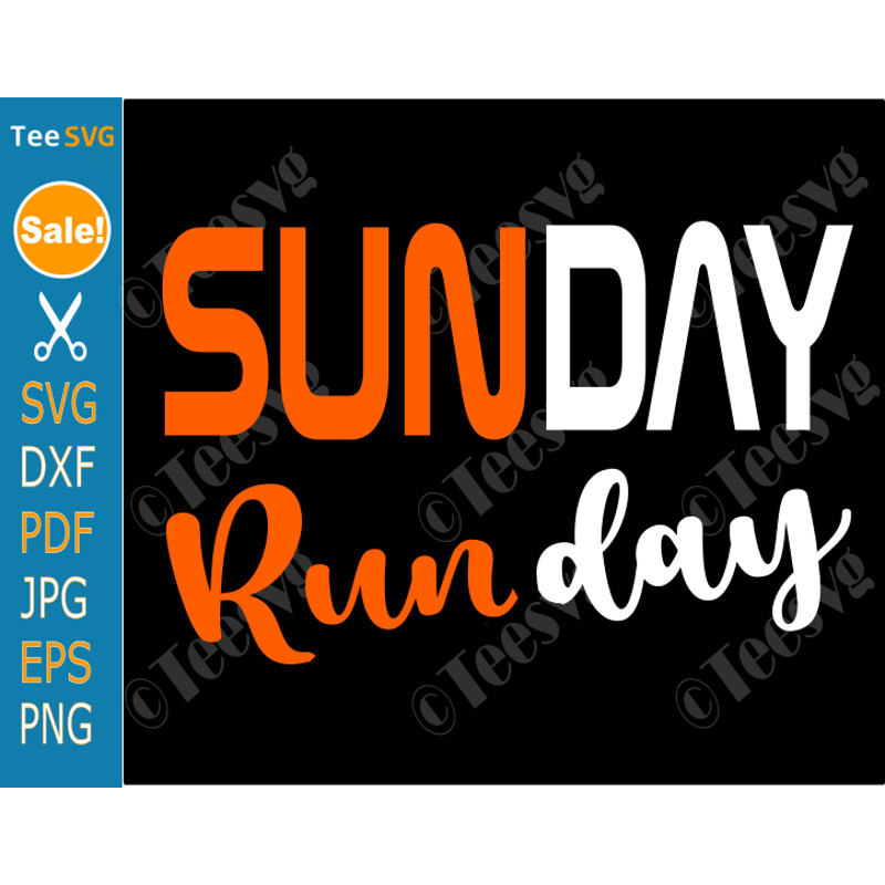 Funny Running SVG PNG Clipart - Sun Day Run Day - Fun Run SVG Shirt DESign Cricut.png
