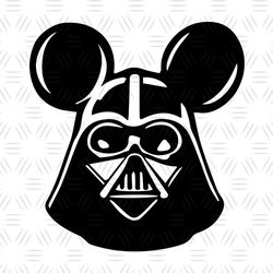 lord darth vader mickey mouse ears svg