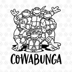 Cowabunga Ninja Turtle SVG