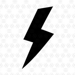 Harry Potter Thunder Lightning Bolt SVG Silhouette Vector,Harry Potter