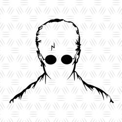 Witcher Boy Harry Potter Head SVG Silhouette Vector
