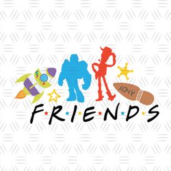 Woody Buzz Lightyear Toy Story Friends SVG Digital File