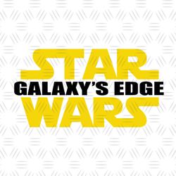 Star Wars Galaxy's Edge Logo SVG Cutting Files