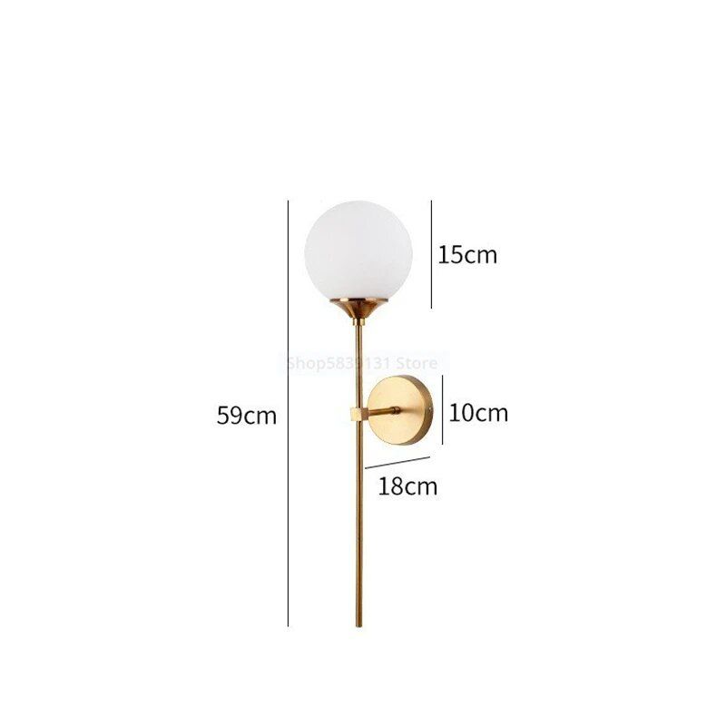Creative Personality LED Wall Lights Nordic Modern Long Arm Bedside Lamps for Home Decor