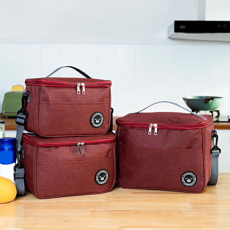 Insulated Lunch Box Bag With Shoulder Strap Leakproof TravelFriendly For Work School Picnics 3