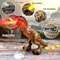 Electric Toy Large Size Walking Dinosaur Robot Light Sound Spray Eggs Mechanical Dinosaur Model To 3