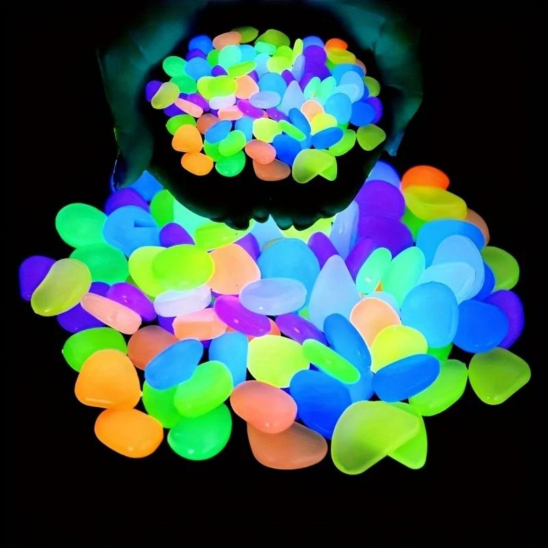 glow pebbles for aquarium decor