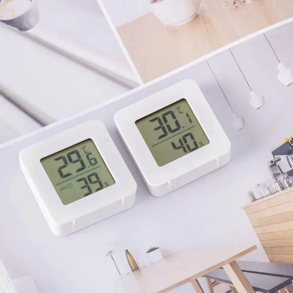 Mini Indoor Thermometer Hygrometer LCD Digital Temperature Humidity Meter For Room 1