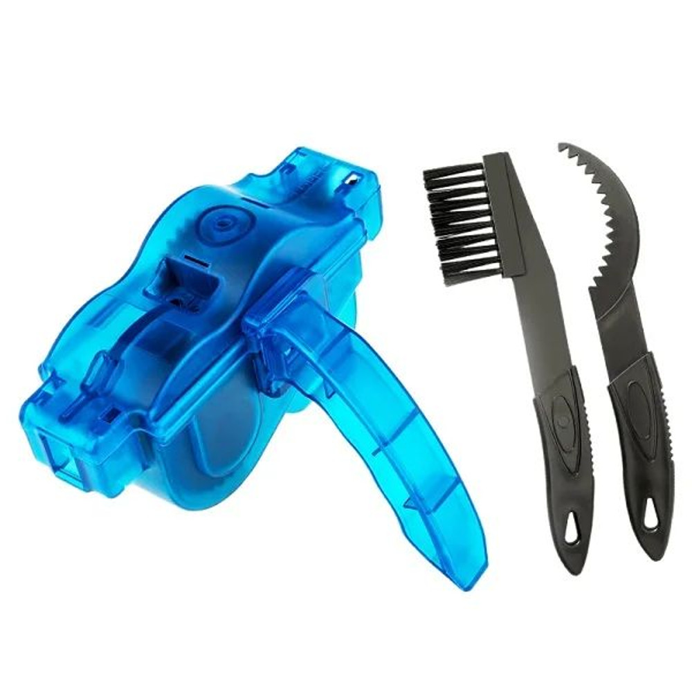 Portable Bicycle Chain Cleaner 3D Rotating Brush Scrubber Wash Tool For Mountain Road Bikes 11