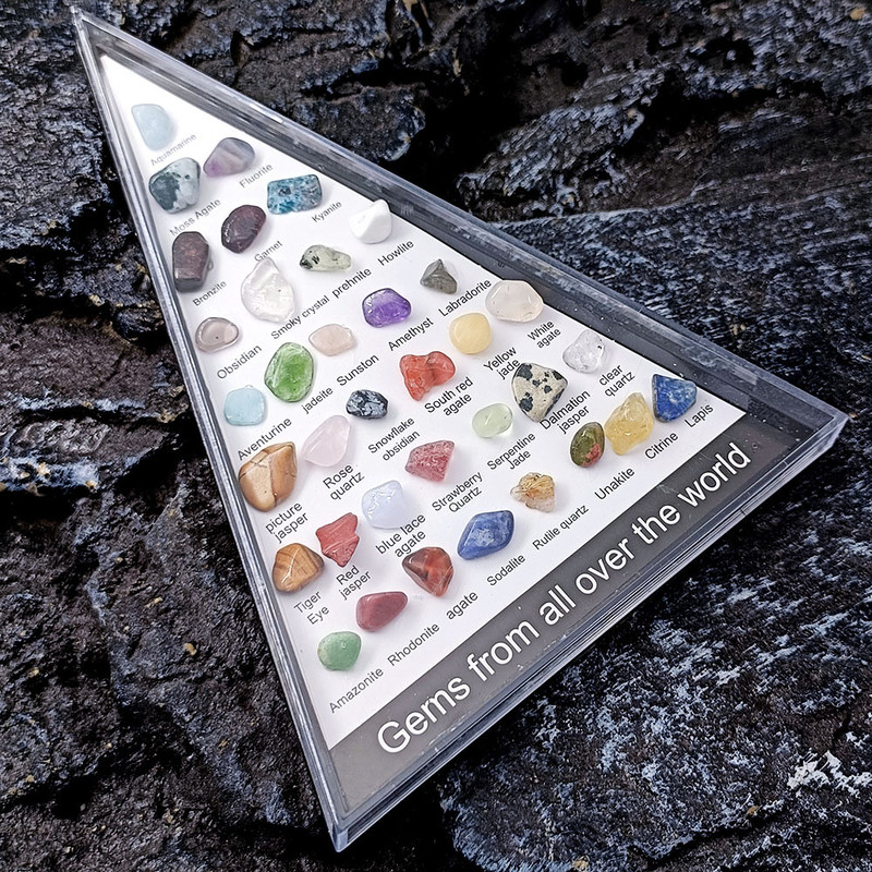 Premium Gemstone Quartz Crystal Set Hexagon Rose Healing Stones For Chakra Meditation  Home Decor 0