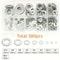Stainless Steel Flat Washers Set Perfect for Home Decor Factory Repair Kitchens DIY Projects