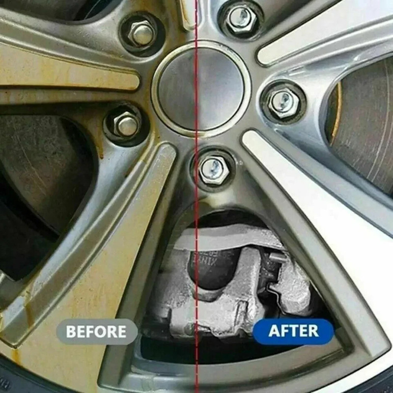Potent Rust Remover for Cars, Multi-Purpose Anti-Rust Metal Chrome Cleaner, Car Detailing Maintenance & Protection