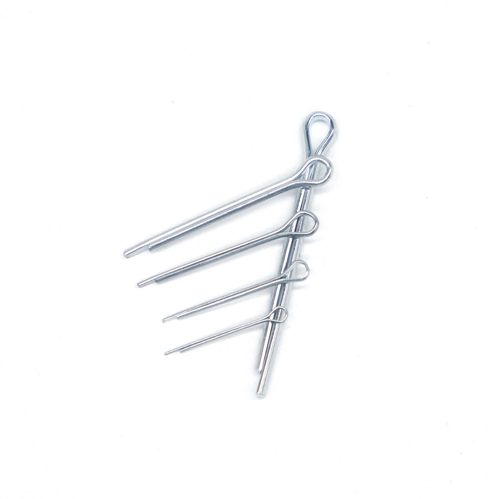 High Quality Sliver Split Pins Cotter Fixings Zinc Plated Steel Hard Case Link Split Cotter Pin
