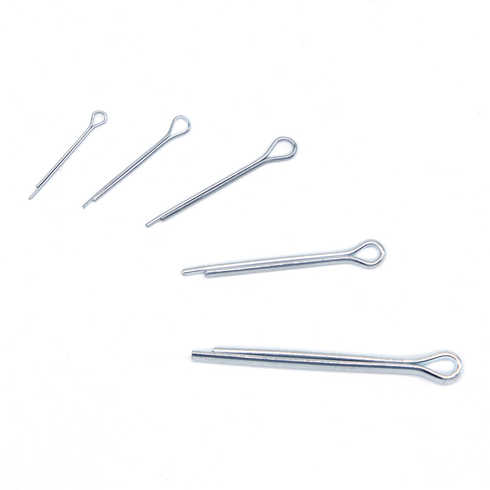 High Quality Sliver Split Pins Cotter Fixings Zinc Plated Steel Hard Case Link Split Cotter Pin