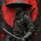Samurai Sword Art Metal Sign Authentic Japanese Warrior Painting For Cafe Garage HistoryThemed Roo 10