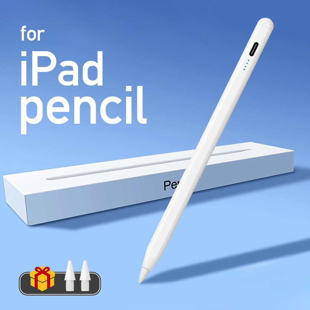 Stylus Pen for Apple Pencil with LED Palm Rejection Touch Pencil for iPad with Power Indicator