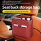 Multifunctional car seat storage bag Leather storage bag Garbage bag Storage bag Suitable for most c