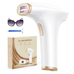 permanent ipl hair removal device – 9 levels, skin sensor, & 999,900 flashes