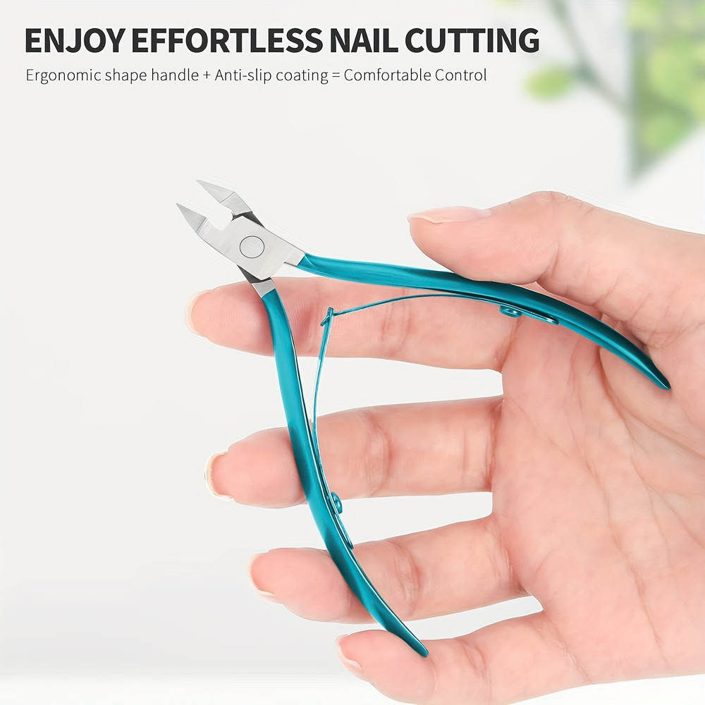 Professional Manicure Dead Skin Pliers – Stainless Steel Bevel Scissors for Precise Nail Care