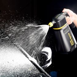 electric snow foam cannon, foamboss car wash sprayer with adjustable nozzle for home, garden & auto detailing