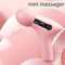 Mini Massage Gun with LCD Screen Portable Electric Muscle Fascia Massager for Neck Foot Body Rel