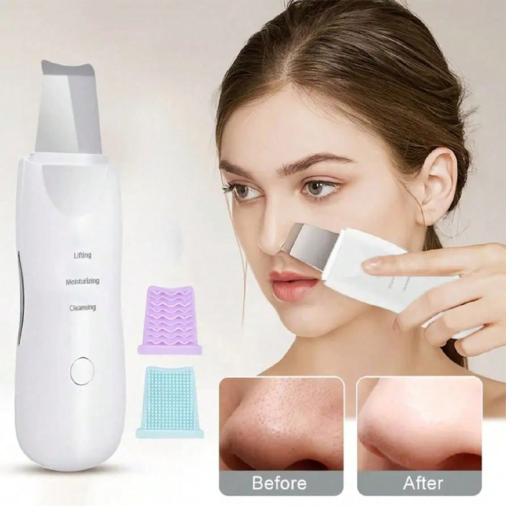 Deep Cleansing Facial Skin Scrubber Face Spatula Exfoliator Blackhead Pore Cleaner