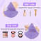 Triangle Powder Puff Face Makeup Sponge Soft Velour Blender for Loose  Setting Powder Foundation