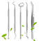 Professional Stainless Steel Dentist Oral Tools Set Mirror Flossing Tartar Removal Cleaning Kit