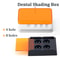 Dental Resin Shade Storage Box Veneer Organizer Tool with Slots Cover Palette Case for Mixing an