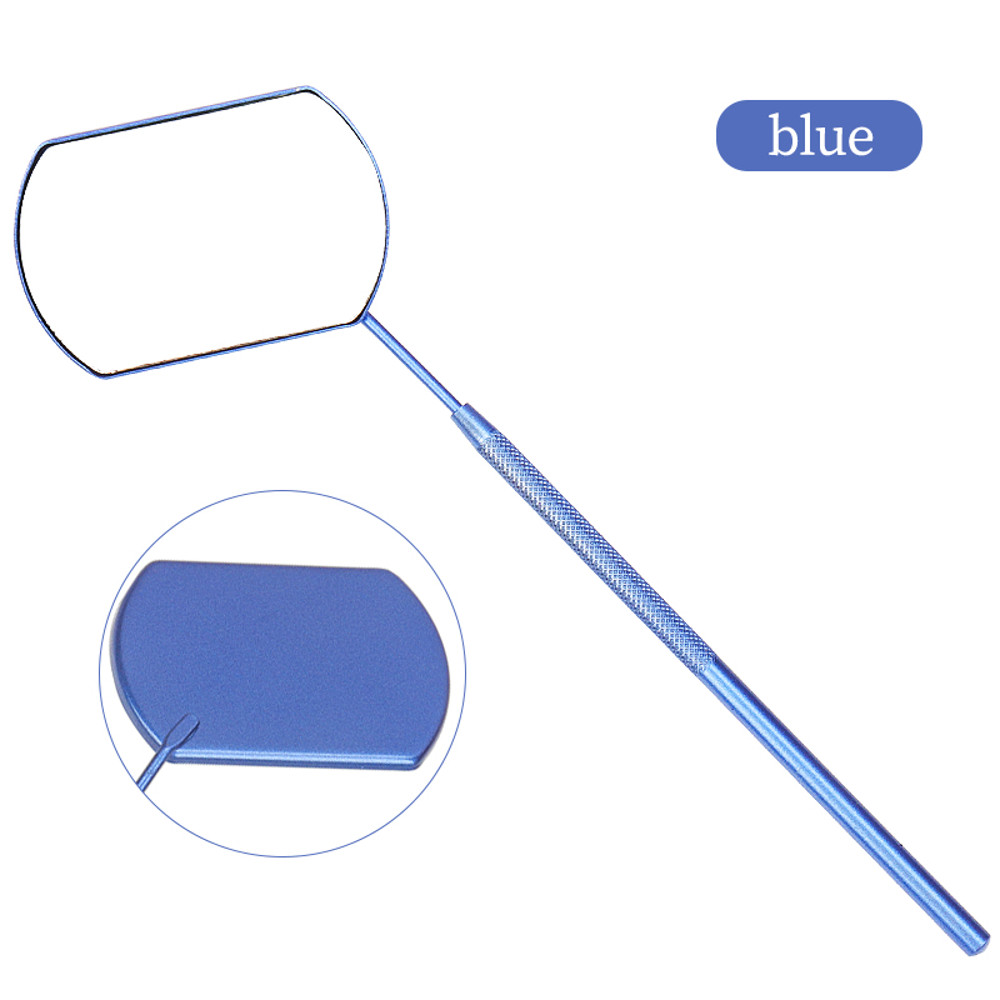 Stainless Steel Eyelash Checking Mirror Portable Lash Lifting  Extension Tech Tool