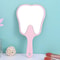 Unbreakable ToothShaped Dental Mouth Examination Mirror Handheld Oral Makeup Accessory